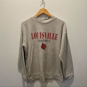 Mock Neck College Crewneck